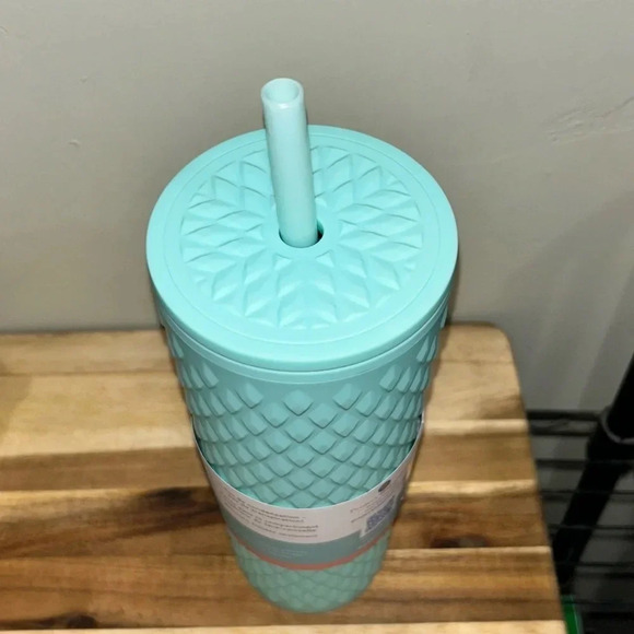 zak! Mint Green Tumbler with Sealing Lid + straw. Soft-Touch Grip. 24oz. NWTS!! - Picture 7 of 12
